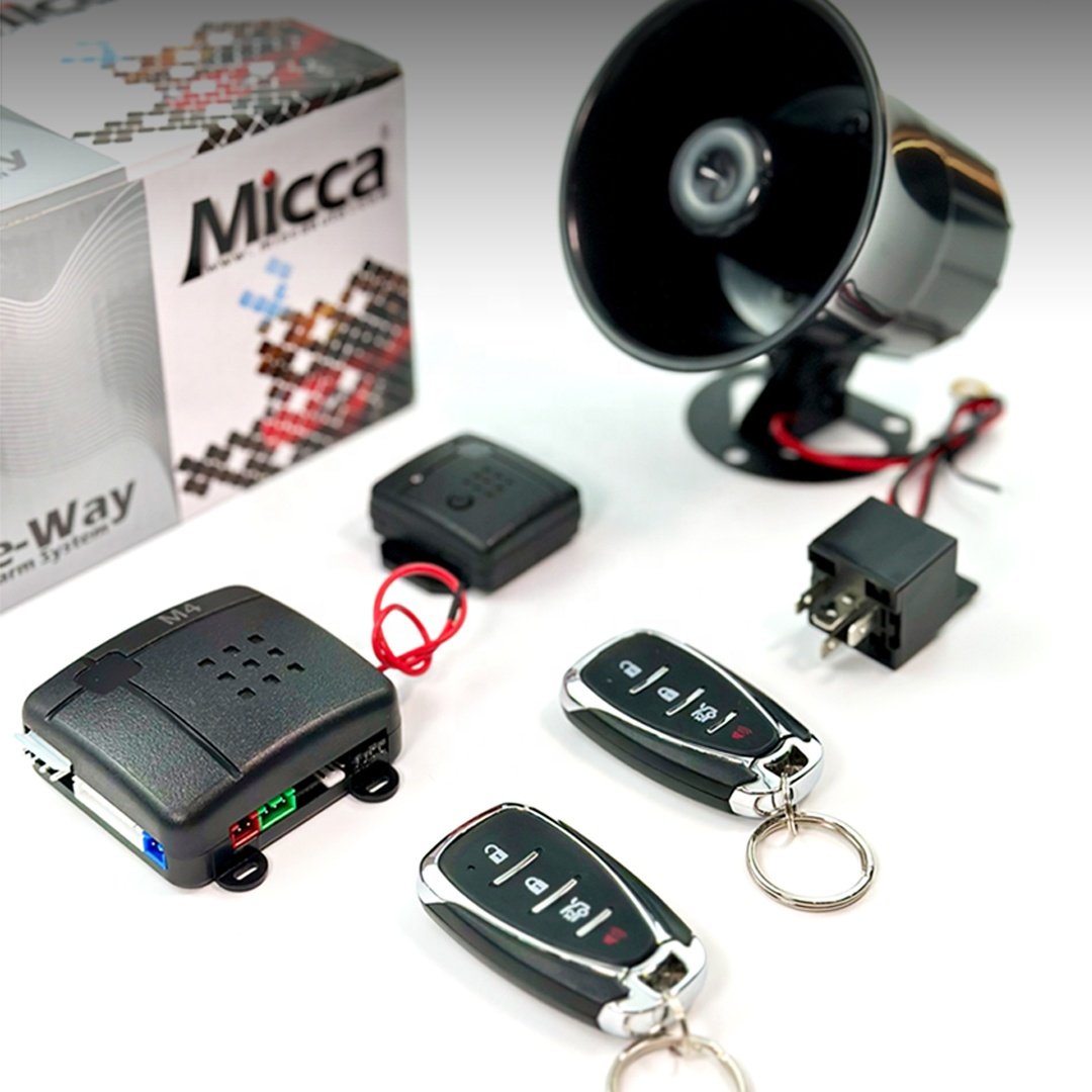 M4 Basic Learning Code Car Alarm with Muti-functional Features, Alarma De Codigo Fijo